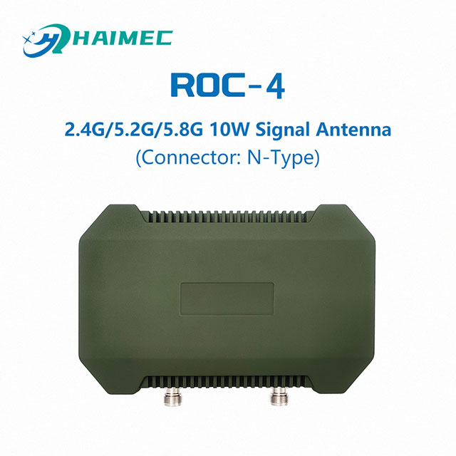 ROC-4 2,4G/5,8G, 10 Вт, 8000 мАч, двухдиапазонный усилитель сигнала, расширитель диапазона антенны, пульт дистанционного управления для DJI RC PLUS RC2 RC PRO с разъемом SMA-F