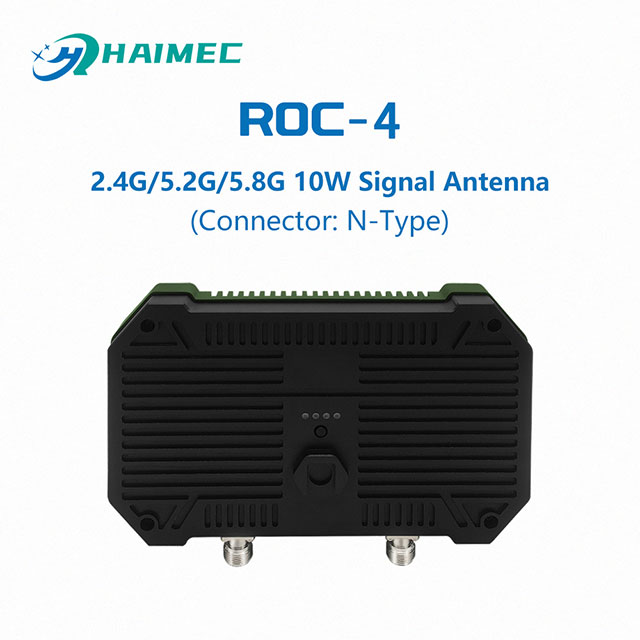 ROC-4 2,4G/5,8G, 10 Вт, 8000 мАч, двухдиапазонный усилитель сигнала, расширитель диапазона антенны, пульт дистанционного управления для DJI RC PLUS RC2 RC PRO с разъемом SMA-F